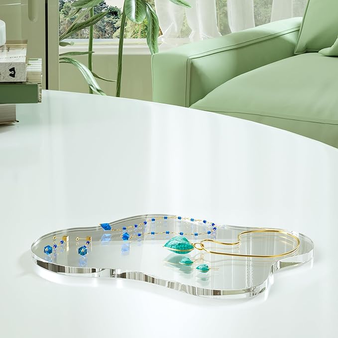 Acrylic Coaster Decorative Plates, Irregular Bar Drink Coaster - Image 3