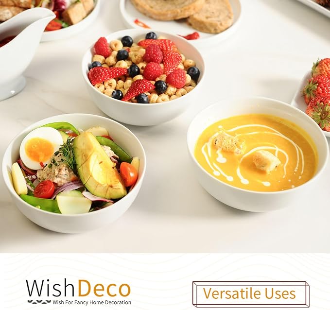 Cereal Bowls Set of 4, Kitchen Bowl - Image 4