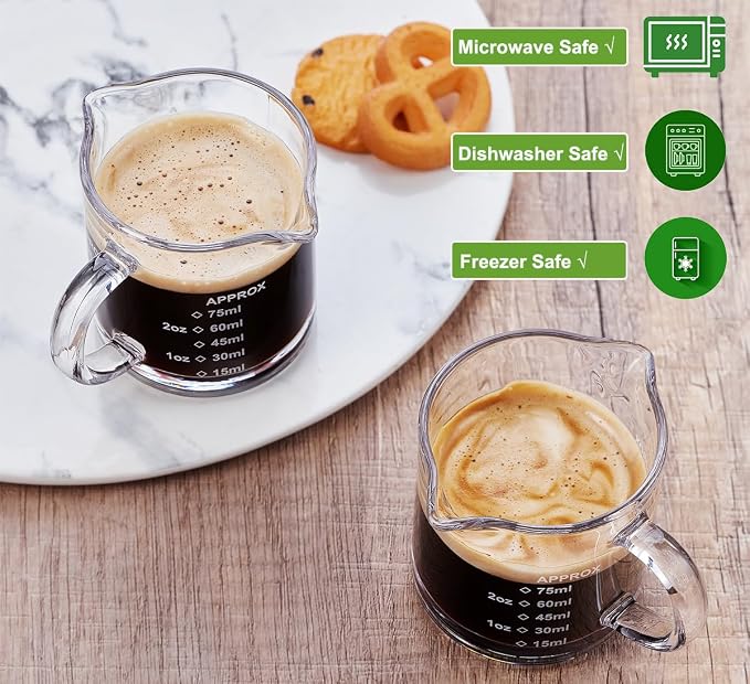 Ackers Espresso cup with Handle, Thickened Bottom and Wall, Double V-Shaped - Image 4