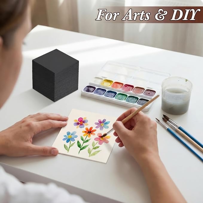 TaoBary Disposable Paper Bar Coasters Bulk, 4 Inch Cardboard Coasters Square - Image 7