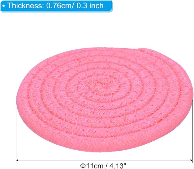 uxcell 8 Pcs Drink Coasters - Image 2