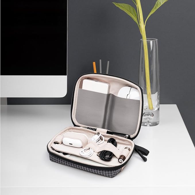 Electronics Organizer Cord Organizer Travel, Small Tech Bag - Image 7