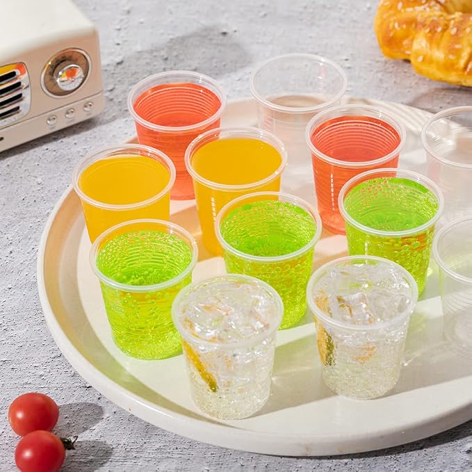 SIUQ 1500 Pack 3 oz Clear Plastic Cups, Disposable Bathroom Mouthwash Cups | - Image 3