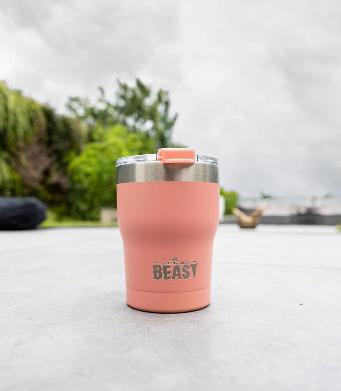 Beast 10 oz Tumbler Stainless Steel Vacuum Insulated Coffee Ice Cup Double Wall - Image 3