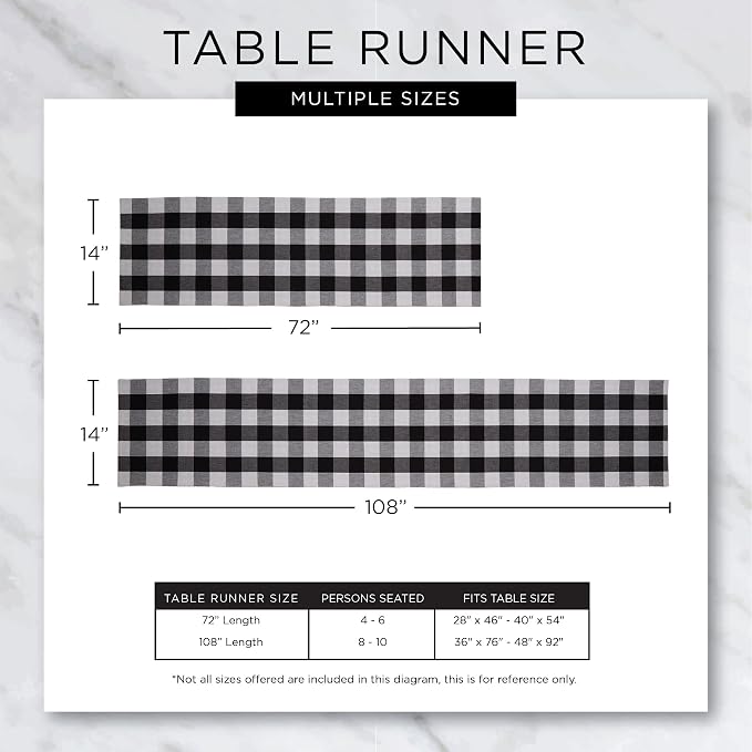 DII Chambray Kitchen, Tabletop Collection, 14x72 Table Runner - Image 7
