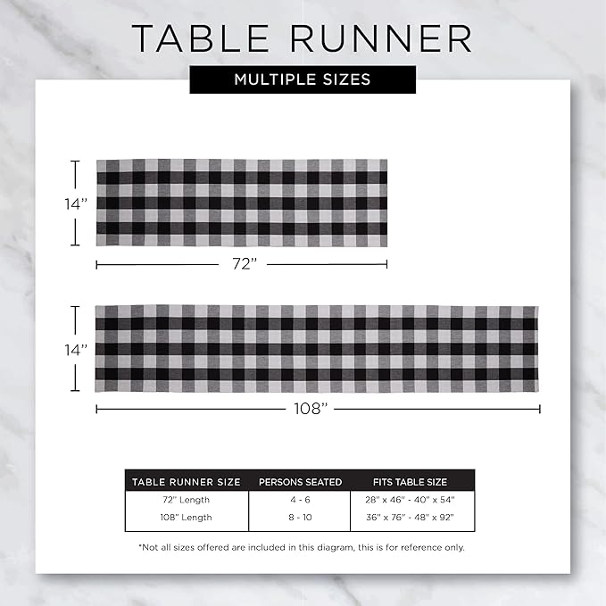 DII Chambray Kitchen, Tabletop Collection, 14x108 Table Runner - Image 7