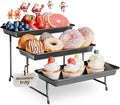Bumusty 3-Tier Melamine Serving Tray Set, 11.5 x 5.6 in, Birthdays and Holidays by BUMUSTY