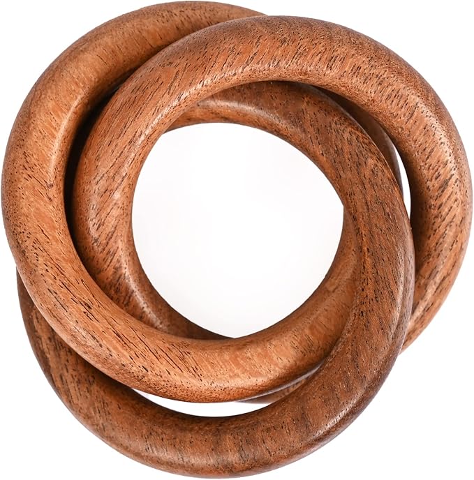 Wooden Napkin Rings, rustic farmhouse style, everyday dining, handcrafted - Image 6