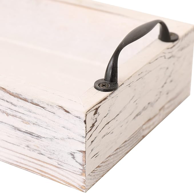 Rustic Wooden Serving Trays Rectangular - Image 7