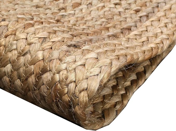 Pack of 1 Handwoven Rectangle Jute Braided Table Runner 13 x 48 Inch, 100% - Image 3