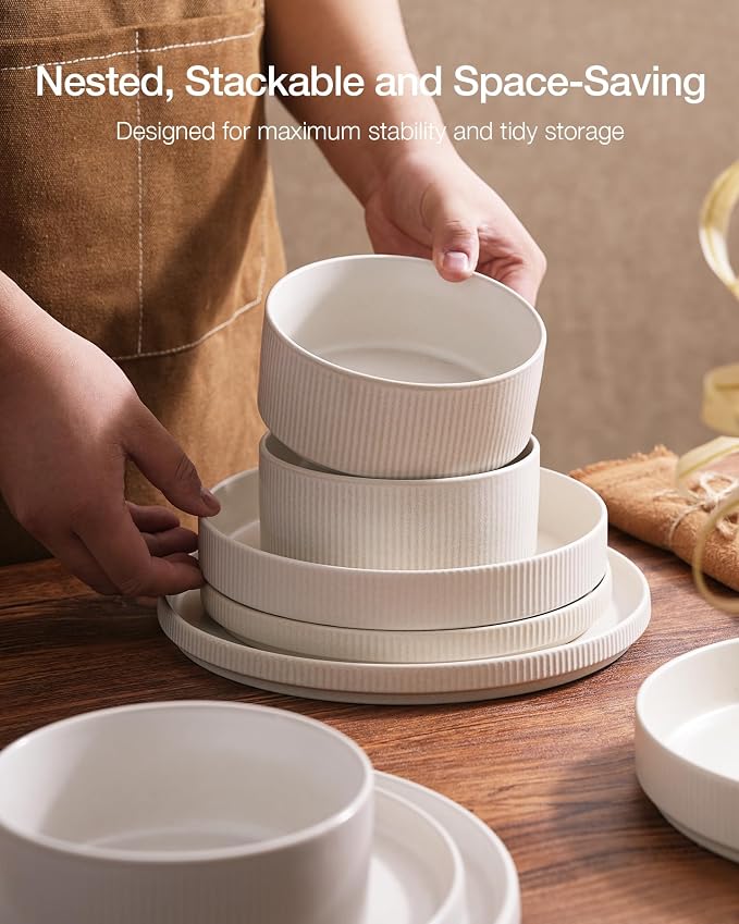 Famiware Star Plates and Bowls Sets, Chip & Scratch Resistant. Microwave & - Image 6