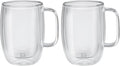 ZWILLING Sorrento Plus 2-pc Double-Wall Glass Latte Mug Set by Zwilling