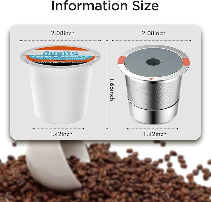 Reusable k Cups for keurig 2.0 1.0, Universal stainless steel Refillable k Cups - Image 8
