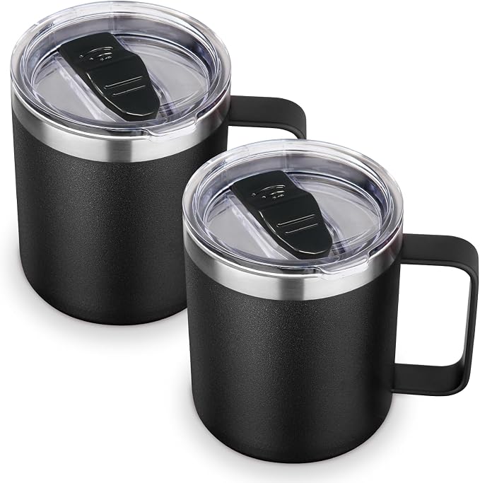 Volhoply 14oz Insulated Stainless Steel Coffee Mug by LiveFully%EF%BC%8CDrinkFreely%E2%80%94KeepGoingwithVolhoply%EF%BC%81