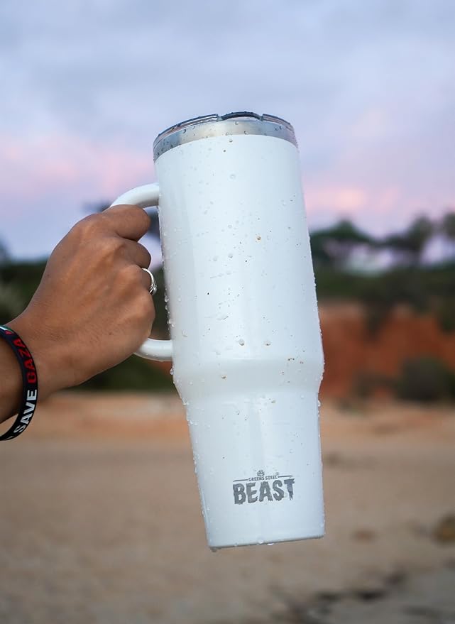 Beast 42 oz Tumbler with Handle Stainless Steel Vacuum Insulated Coffee Ice Cup - Image 3
