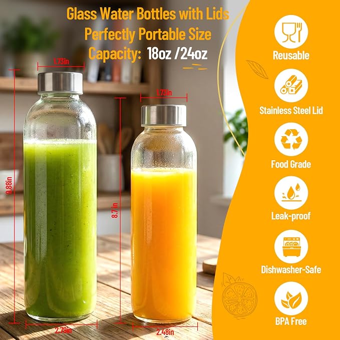 Luxfuel Clear Glass Bottles - Image 5