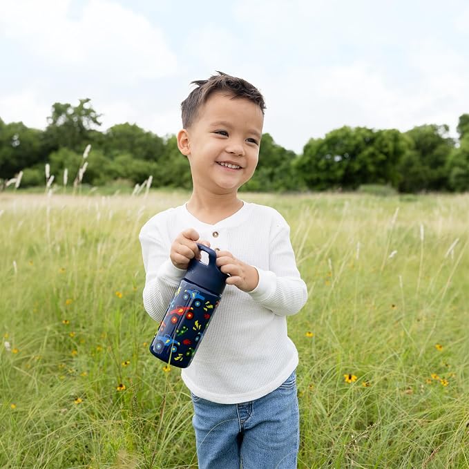 Simple Modern Kids Water Bottle & Toddler Cup | 18oz | Space | Insulated - Image 8