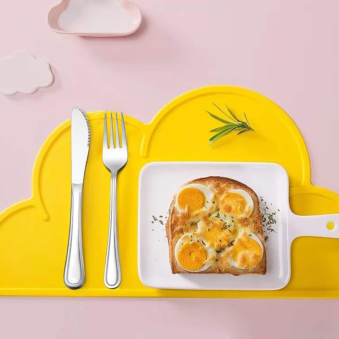 LIANYU 12-Piece Kids Silverware Set, Stainless Steel Toddler Utensils Set | - Image 5