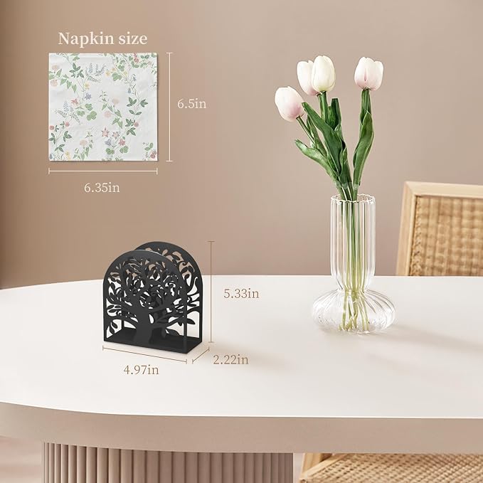 2 Pack Metal Tree of Life Napkin Holders - Image 7