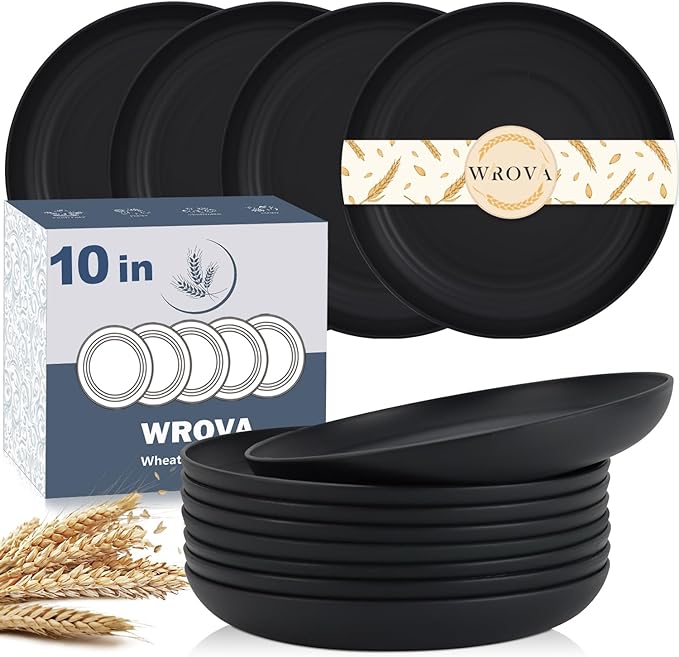 Wheat Straw Plates by WROVA
