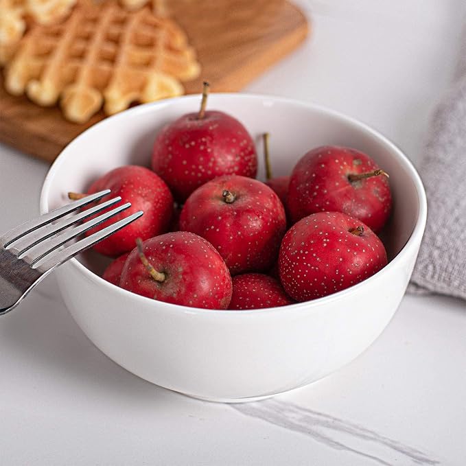 DELLING 10 Oz Porcelain Bowls Set of 6 - Image 5
