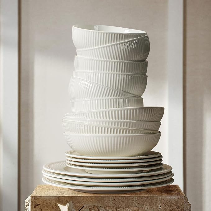 Cereal Bowls 26 OZ, Ceramic Soup Bowls - Image 5