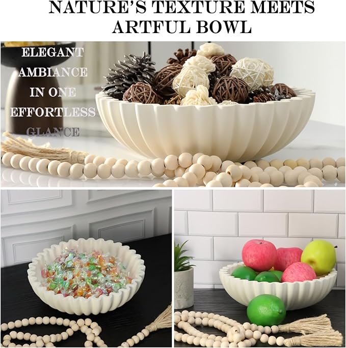Decorative Bowl With Beads for Home Decor - Image 2