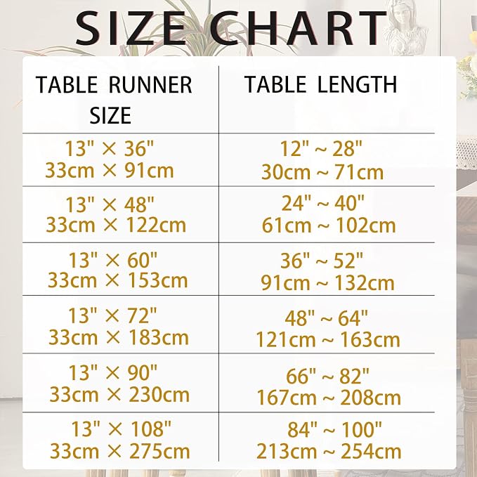 Wracra Linen Table Runner, Burlap Dusty Blue Table Runners 90 Inches Long | - Image 6