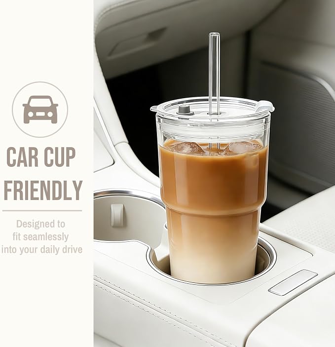 SoulTimes 20oz Clear Glass Tumbler - Image 9