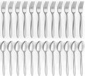 Unokit Forks and Spoons Silverware Set by Unokit