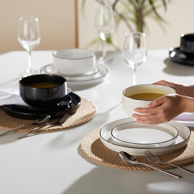 Ceramic Dinnerware Set, 12-Piece Service - Image 3