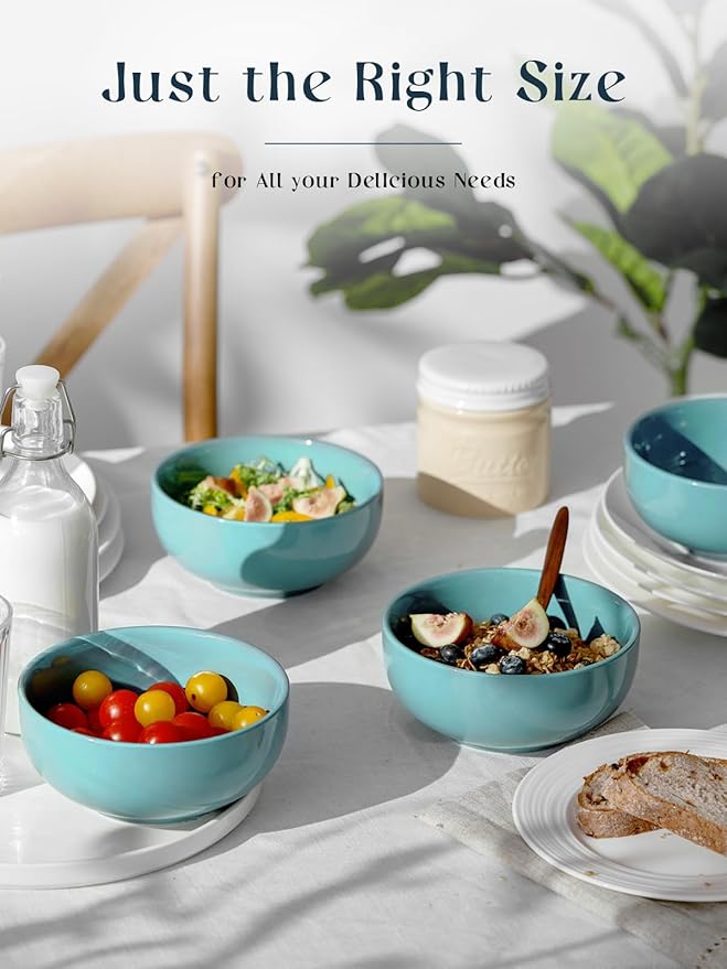 DOWAN 22 OZ Ceramic Soup Bowls & Cereal Bowls - Image 4