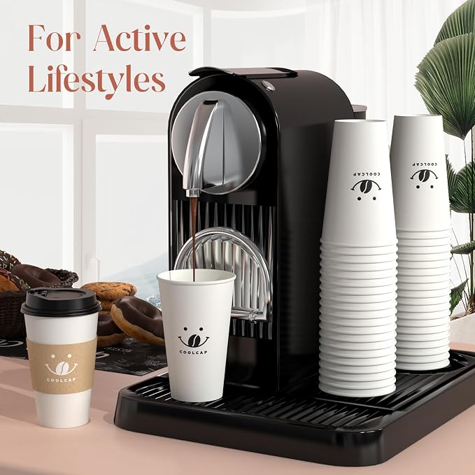 Coffee Cups with Lids and Sleeves, 16 oz 300 Pack To Go Cups with Lids - Image 5
