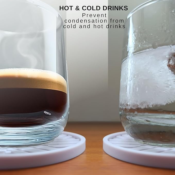 Silicone Drinks Coasters Set of 6 - - Image 6