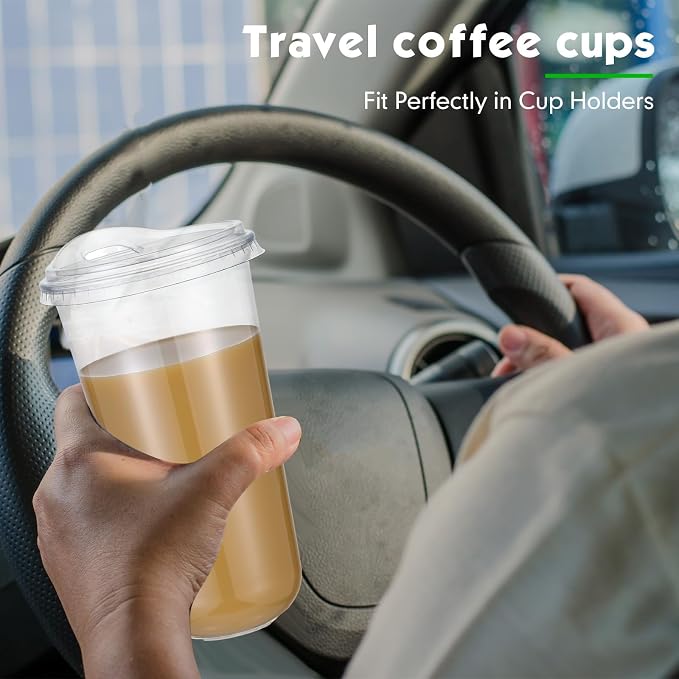 Baderke 25 Pcs Clear Plastic Cups - Image 5