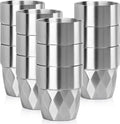 Beasea Stainless Steel Cups 10 oz, 12 Pack Bulk Stackable Insulated Stainless by Beasea