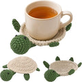 Handmade Crochet Coasters, Fun 3D Animal Flippable Drink Coasters Cute Soft Cup by Unknown