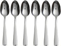 Oneida H084006D Aptitude Everyday Flatware Dinner Spoons, 7.1" L x 1.5" W by Oneida