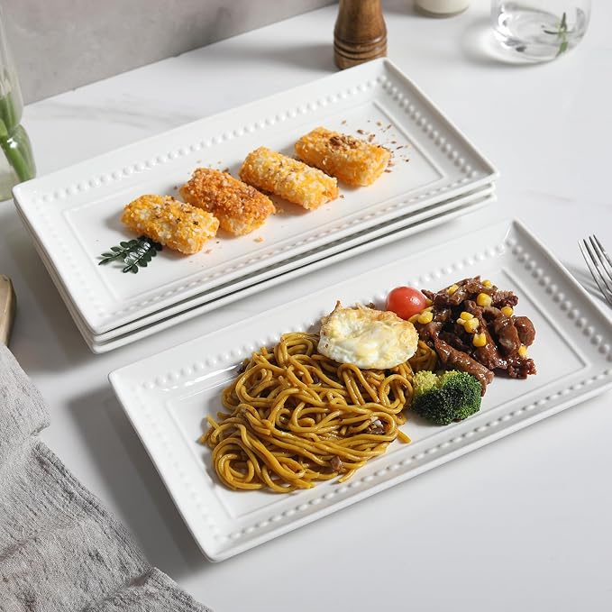 14 inch Ceramic Serving Platter - Image 2