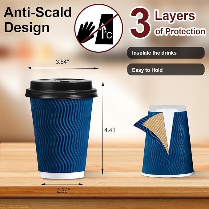 Lamosi 500 Pack Coffee Cups - Image 2