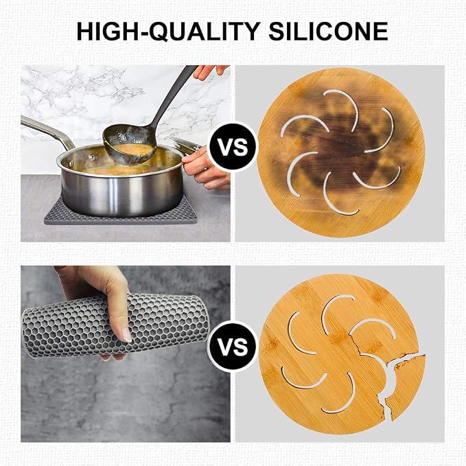 Silicone Trivet Mats, Silicone Pot Holders - Image 6