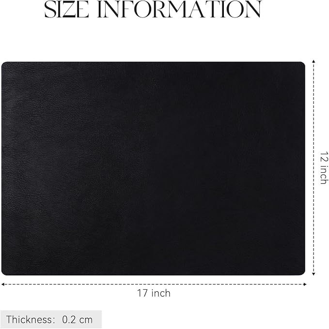 MOSAYT Vinyl Placemats Set of 8-12 X 17 Inch - Image 7