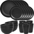 Quatish 24 Piece Plates and Bowls Sets by Quatish