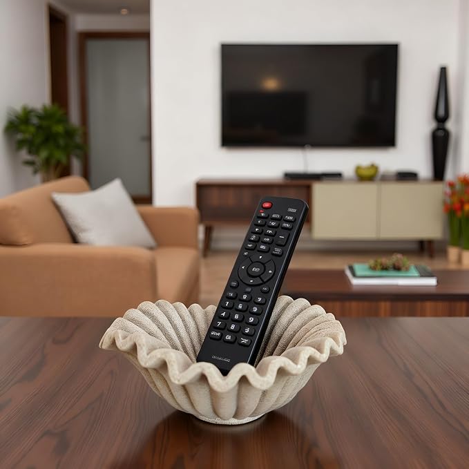 Small Decorative Bowl decor, Scalloped Pedestal Bowls - Image 3