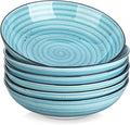 vancasso Bonbon Pasta Bowls Set of 6, 38 Oz Ceramic Salad Bowls, Wide and by vancasso