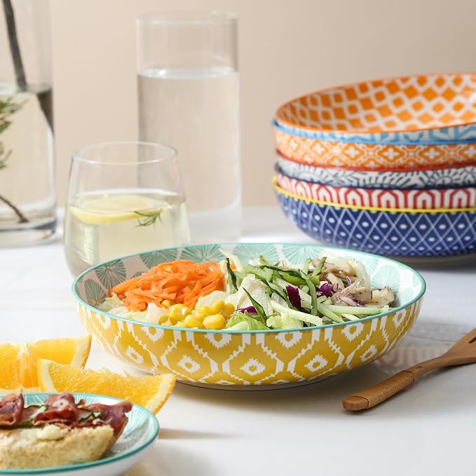 Selamica 30-Pieces Ceramic Dinnerware Sets - Image 5
