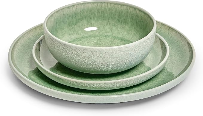 Sango Asher 12-Piece Stoneware Dinnerware Set - Image 3