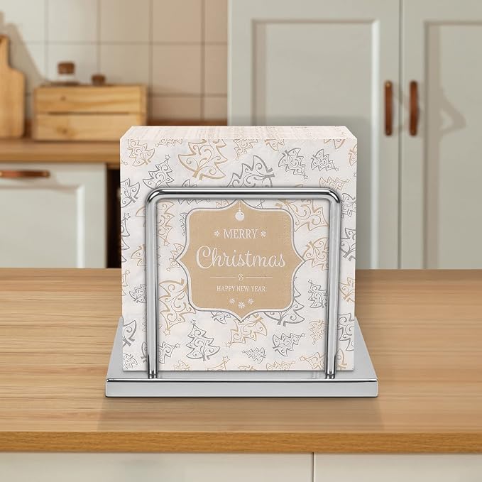 Livabber Napkin Holder, Metal Napkin Storage Modern Freestanding Tissue Paper - Image 7