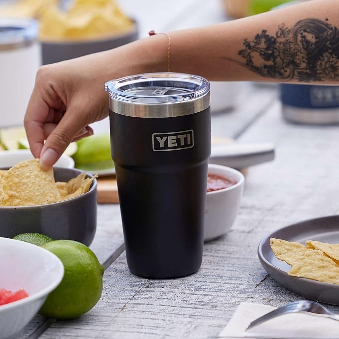 YETI Rambler 20 oz Stackable Tumbler, Stainless Steel, Vacuum Insulated - Image 5