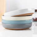 AmorArc 8.75'' Large Ceramic Pasta Bowls, 36oz Handpainted Stoneware Bowls Set by AmorArc